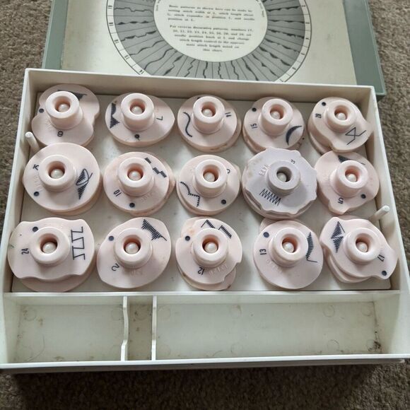 Sears Kenmore Sewing Machine Vintage Cam Set 18010 Set Of 30 - Picture 3 of 5